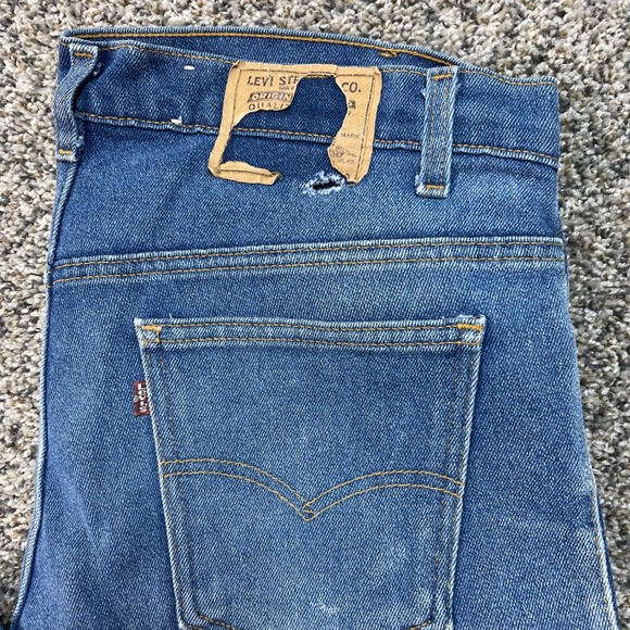 Vintage Levi's 515 Jeans Men's 34x28 
USA Made Brown Tab Straight Leg Denim 90s - Picture 10 of 11